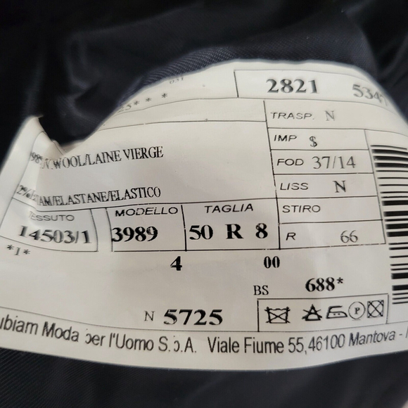 Flannels 2-Button Men's Suit Jacket Sport Coat Blazer. Side Vent. US Size 40R - Picture 10 of 11